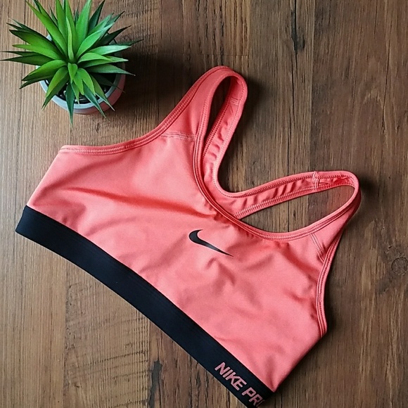 Nike Other - 💕 Nike Pro Orange Sports Bra 💕